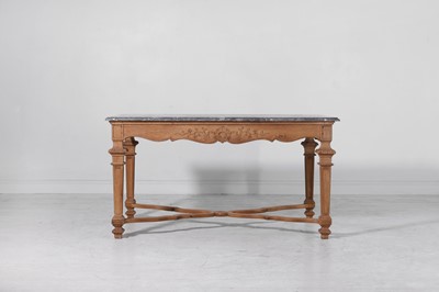 Lot 106 - A carved oak centre table in the Louis XIV taste