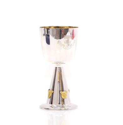 Lot 5 - A Stock Exchange silver goblet