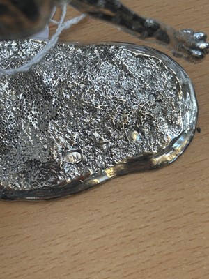 Lot 9 - Three silver models of cheetahs by Patrick Mavros