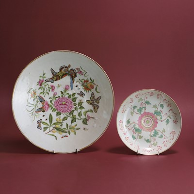 Lot 80 - Two Chinese famille rose