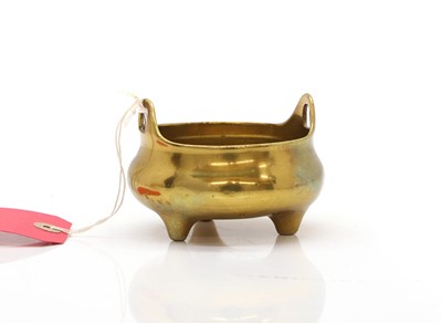 Lot 51 - A Chinese gilt bronze censer