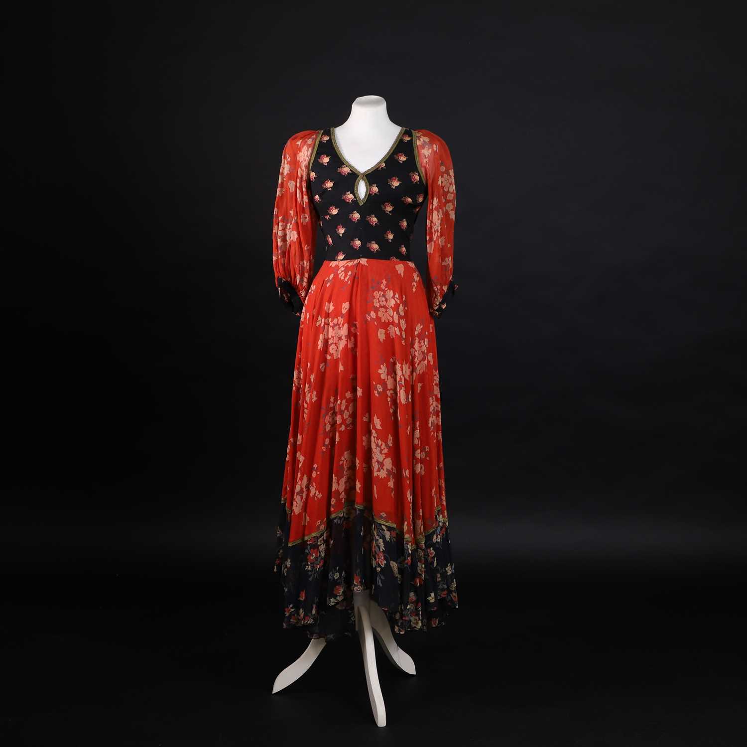Lot 1351 - A Thea Porter 'Gypsy' dress