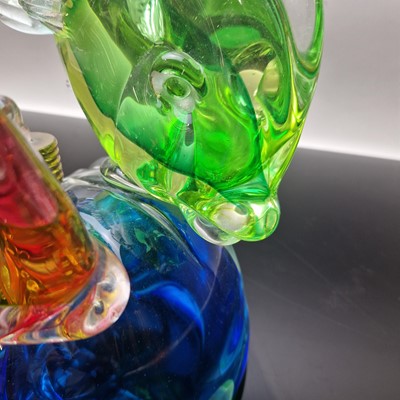 Lot 156 - A Murano glass fish lamp