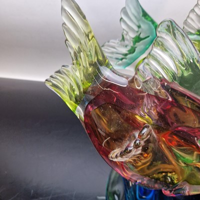 Lot 156 - A Murano glass fish lamp