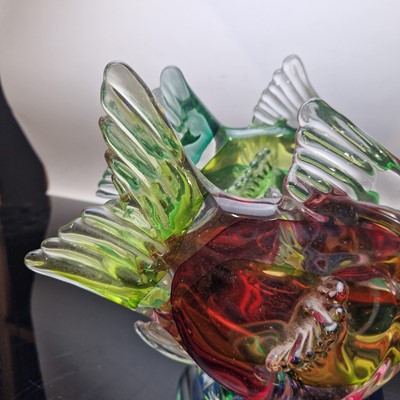 Lot 156 - A Murano glass fish lamp