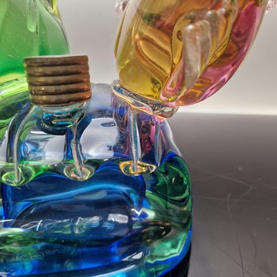 Lot 156 - A Murano glass fish lamp