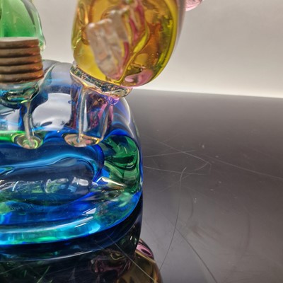 Lot 156 - A Murano glass fish lamp