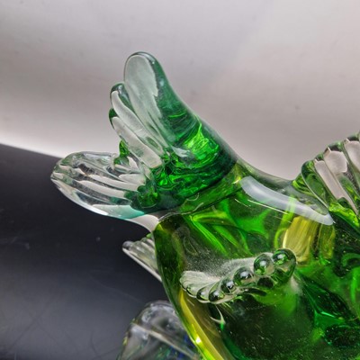 Lot 156 - A Murano glass fish lamp