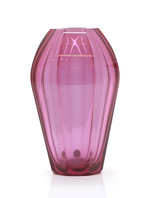 Lot 243 - A Moser glass vase