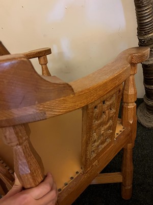 Lot 38 - Workshop of Robert 'Mouseman' Thompson (1876-1955)