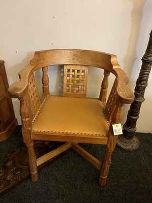 Lot 38 - Workshop of Robert 'Mouseman' Thompson (1876-1955)