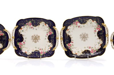 Lot 184 - Four Coalport porcelain serving dishes