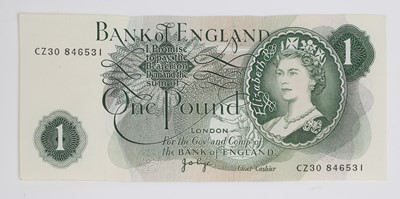 Lot 10 - Notes, Great Britain, Elizabeth II (1952-2022)