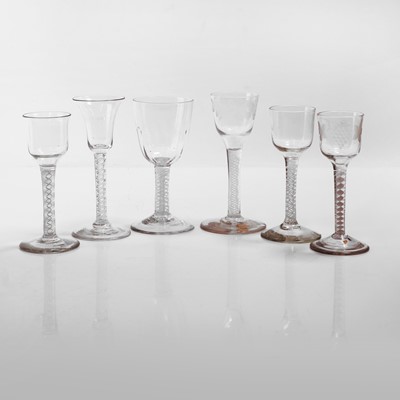 Lot 20 - A group of six drinking glasses