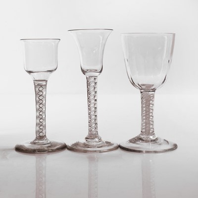 Lot 20 - A group of six drinking glasses