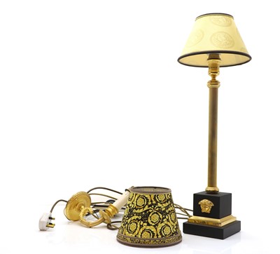 Lot 416 - A Versace Medusa table lamp