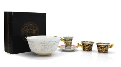 Lot 196 - A pair of Rosenthal for Versace 'Barocco' cups