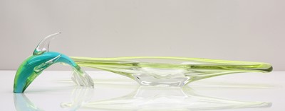 Lot 247 - An FM Konstglas figure of a dolphin