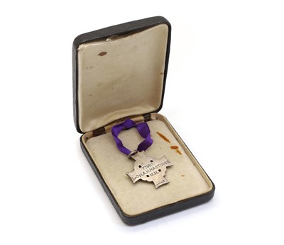 Lot 154 - A Canadian First World War sterling silver memorial cross