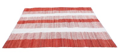 Lot 382 - A modern kilim style rug
