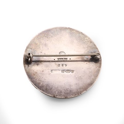 Lot 32 - A silver merman and fish brooch, by Georg Jensen brooch