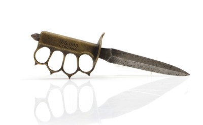 Lot 90 - A US trench dagger