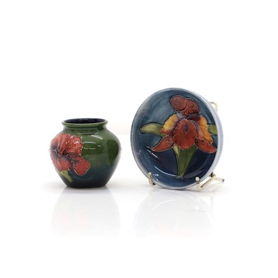 Lot 103 - A Moorcroft pottery 'Orchid' vase