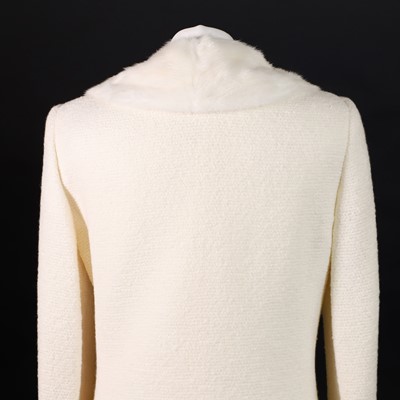 Lot 1360 - A Gianni Versace Couture fur trim coat