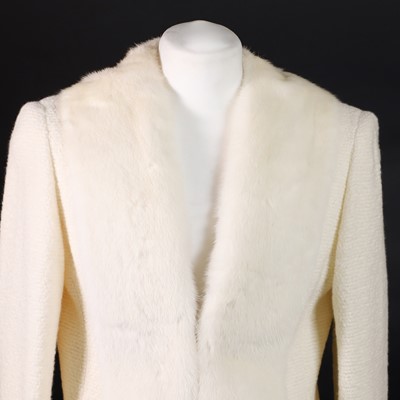 Lot 1360 - A Gianni Versace Couture fur trim coat