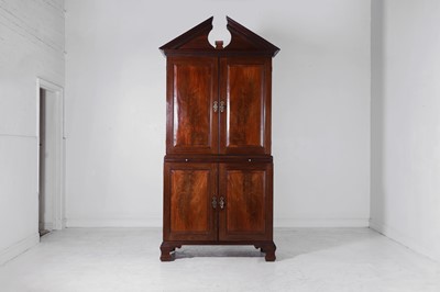 Lot 213 - A George III mahogany cabinet