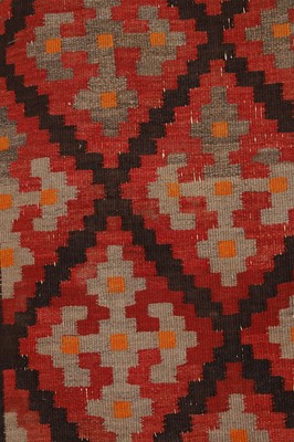 Lot 291 - A flat-weave kilim wool runner