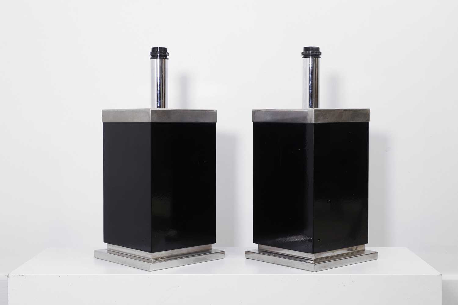 Lot 256 - A pair of table lamps in the style of Jean Claude Mahey