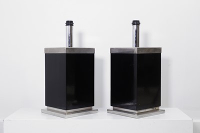 Lot 256 - A pair of table lamps in the style of Jean Claude Mahey