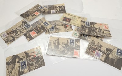 Lot 351 - French Red Cross postcards commemorating Napoleon
