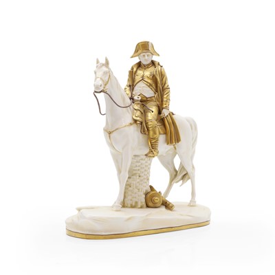 Lot 223 - A continental porcelain and gilt painted group
