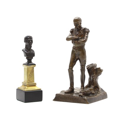 Lot 280 - A bronze figure group