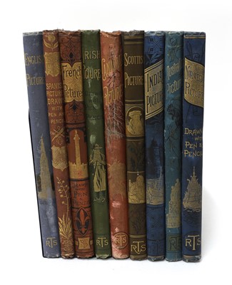 Lot 218 - 9 volumes of the DRAWN IN PEN & PENCIL SERIES