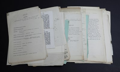 Lot 325 - ANDRADE, Edward Neville da Costa: Manuscripts for Christmas lectures