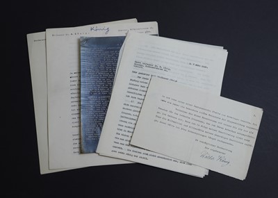 Lot 312 - Heidelberg, Germany- related material: 1- Prof. Dr. Walter Konig