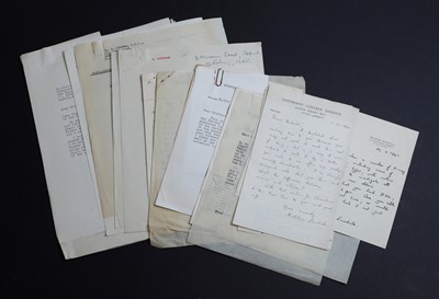 Lot 328 - Autograph & Typed letters Signed: 1- Dame Kathleen Lonsdale