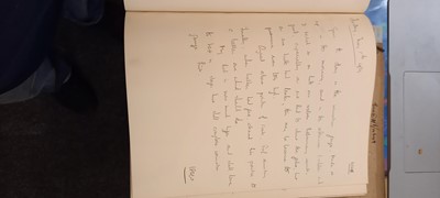 Lot 300 - CRICK, Francis Harry Compton: Manuscript Three volumes of his daily diaries, 1938-39