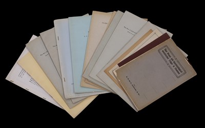 Lot 313 - ANDRADE, Edward Neville da Costa: A large collection of pamphlets by him