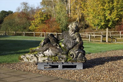 Lot 125 - A carved limestone statue after the antique