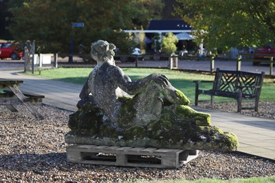 Lot 125 - A carved limestone statue after the antique