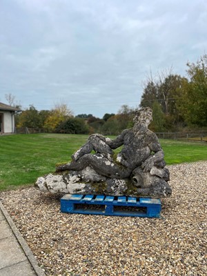 Lot 125 - A carved limestone statue after the antique