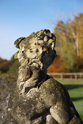 Lot 125 - A carved limestone statue after the antique