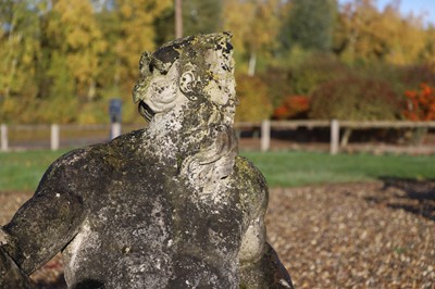 Lot 125 - A carved limestone statue after the antique