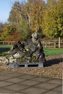 Lot 125 - A carved limestone statue after the antique