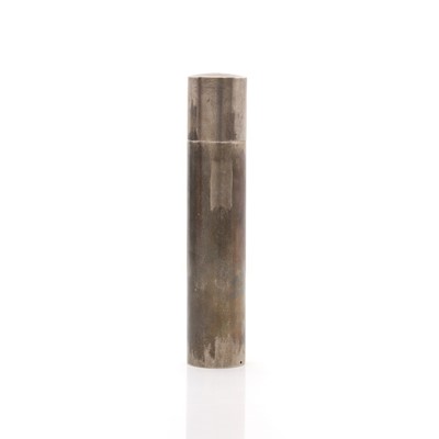 Lot 28 - A silver cylindrical vessel