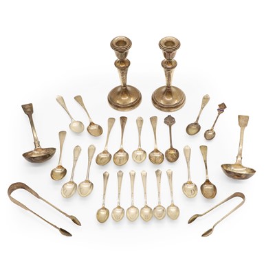Lot 5A - A set of six silver teaspoons
